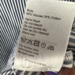 Baukjen Shirt Dress 6 Blue White Stripe Button Tie Belt Modern Nautical Preppy Photo 15