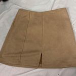 Lulus Tan Suede Mini Skirt Photo 1