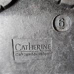 Catherine Malandrino Hershey Black Faux Fur Line Combat Boots Size 6 Photo 6