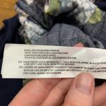 BOG Collective Navy Blue Floral Wide Leg Jumpsuit Tank Pants Women's Size Large Photo 6