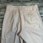 EXPRESS  Women's Paperbag Linen Tapered Leg Ankle Pants Pale Pink 10R 10 Regular Photo 4