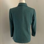 Petite Sophisticate Teal Wool/Cashmere Blazer sz 4p Photo 4