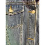 David's Bridal Custom Bride Denim Jacket Embroidered Floral Wedding Jean Jacket Photo 3