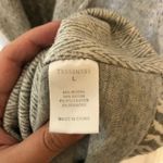 Tart  EUC Women's Light Gray Knit Blazer with Geo Houndstooth Pattern Size L Photo 3