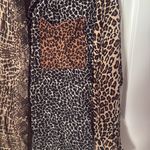 Allison Taylor  Brown and Black Silk Blouse leopard size medium Photo 2
