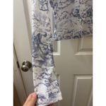 Urban Outfitters MOTEL KELLY SHIRT 20'S CHERUB WHITE BLUE long sleeve CROP top blouse S Photo 5