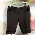 Tracy Evans  Black Bermuda Shorts Dressy Capris Womens Small Photo 0