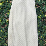 Vintage BYER TOO CALIFORNIA White Bridal Wedding Midi Dress Size Medium Photo 0