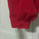 Wet Seal  Red Long Sleeve Women's Top Photo 4