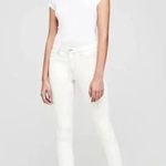 L'Agence NWOT Tilly Mid-Rise Ivory Slim Straight Jeans Macadamia Size 27 Photo 0