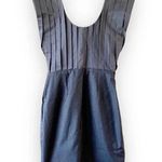 Lorick Dress Pleated Gray Navy Career Size 2‎ Gossip Girl Professional Lawyer Photo 0