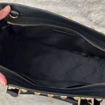 Michael Kors MK gold studded black handbag with heart keychain 🖤 Photo 10