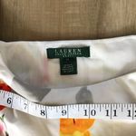 Ralph Lauren Lauren  Dress Women's 14 Multi Color Floral Fit & Flare Sleeveless Photo 4