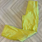 Lululemon Women’s Neon Yellow High Waist Leggings - Size 0 Photo 0