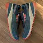 Altra Women’s Olympus 3.5 Gaiter Trap Teal Peach Trail Running Sneakers 10.5 Blue Photo 3