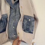 BLANK NYC  Last Call Mixed Media Cardigan Photo 10