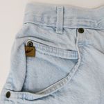 Vintage 80s Chic High Waisted Denim Shorts Blue Size 25 Photo 5