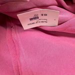 POL  Annely Pullover Cut Out Sweatshirt Puff Sleeve Oversized Pink Small NEW Photo 7