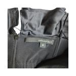 Jay Godfrey  Black Ruffle Mini Dress Size: 4 Photo 2