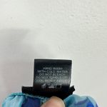 Wet Seal Vintage Y2K  Halter Top XS Blue Abstract Festival Retro Beach Indie Photo 2