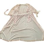 Miss Elaine Vintage 1980s Pink Velvet Like Long Robe Womens Petite USA Lace Photo 4