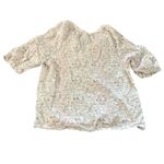 Melrose and Market  women's size small v-neck light weight cream blouse Photo 1