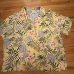 Classic Elements  Plus Size Yellow Floral Hawaiian Shirt‎ 20/22W Photo 0