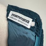 Mimmina Italy Vintage Mimmina Italian Teal Crochet Knit Dress Photo 3