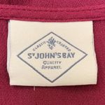 st. john's bay  Tie Front Tassel V-neck Long Sleeves Top Photo 8