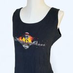 Vintage Y2K Pirates of the Carribean Harley Davidson Bahamas Rhinestone Tank XL Black Photo 5