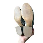 Anthropologie  SILENT D GREY LEATHER HEELS SIZE 9 Photo 7