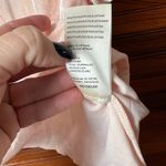 Free People Terese Velvet Blouse Pale Pink Ruffle Neck Long Sleeve Top S Photo 11