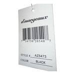 D’MARGEAUX Black Velvet & Silver Sequined Floral Bag Party Wedding Fancy Dinner Photo 3