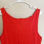 Anthropologie Deletta Embossed Orange Mini Dress Photo 4