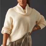 Pilcro  Soft Cream Turtleneck Sweater Photo 0