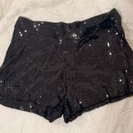 Black Sequin Women's Shorts Size XS Photo 0