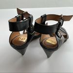 DV DOLCE VITA WEDGE ANKLE STRAP BLACK LEATHER WOMENS SIZE 7.5 Photo 4