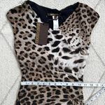 Roberto Cavalli NWT  Leopard Print Slinky Sheath Dress  Sz 38 (US XS) Photo 3