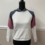 Pink Rose Hoodie with Banded Bottom Photo 0