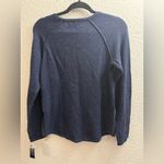 Karen Scott Navy Blue Speckled Crewneck Sweater Women’s XS Photo 5
