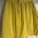 Alice + Olivia - Yellow A-Line Skirt Sz 0 Photo 3