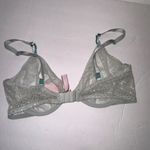 Victoria's Secret Sexy Tee Lace Unlined Demi Bra Mint Green Foil Stars size 36D Photo 6