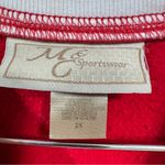 Christmas Santa Red Sweatshirt Vintage MC Sportswear Ugly Sweater Holiday Funny Size 2X Photo 3