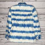 Style & Co NWT Size S Blue & White Tie Dye Drawstring Waist Zip Front Jacket Photo 4