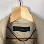 ZARA Beige Lightweight Mid Length Trench Coat M Photo 3