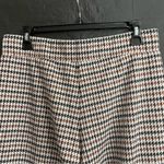 Susan Graver  Houndstooth Pants with Brown Accents Business Casual Small Career Photo 4