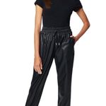 BLANK NYC  NWT Black Faux Leather Joggers Size Xsmall Photo 0