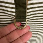 Ralph Lauren Lauren  Brown Striped Henley womens Size Large Cotton Equestrian Photo 2