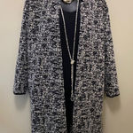 Philosophy  | Black and White Heathered Oversized Blazer/Cardigan Size medium Photo 0