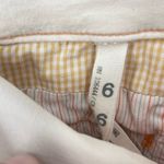 Anthropologie ‎ Paperboy Orange Straight Leg Stretch Casual Chino Capri Pants 6 Photo 2